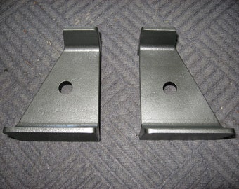 5"Tall I-beam Bookends, Gunmetal finish