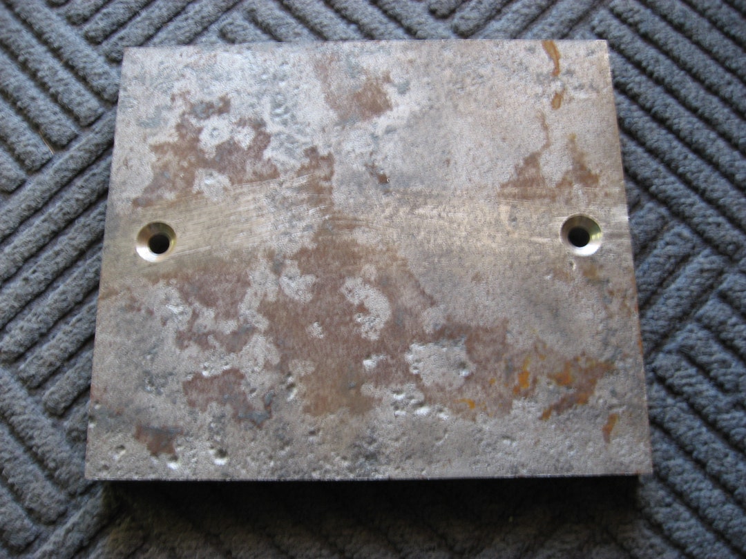 7 X 8 X 5/8 Hobby Anvil Plate, Bench Mount Model Etsy