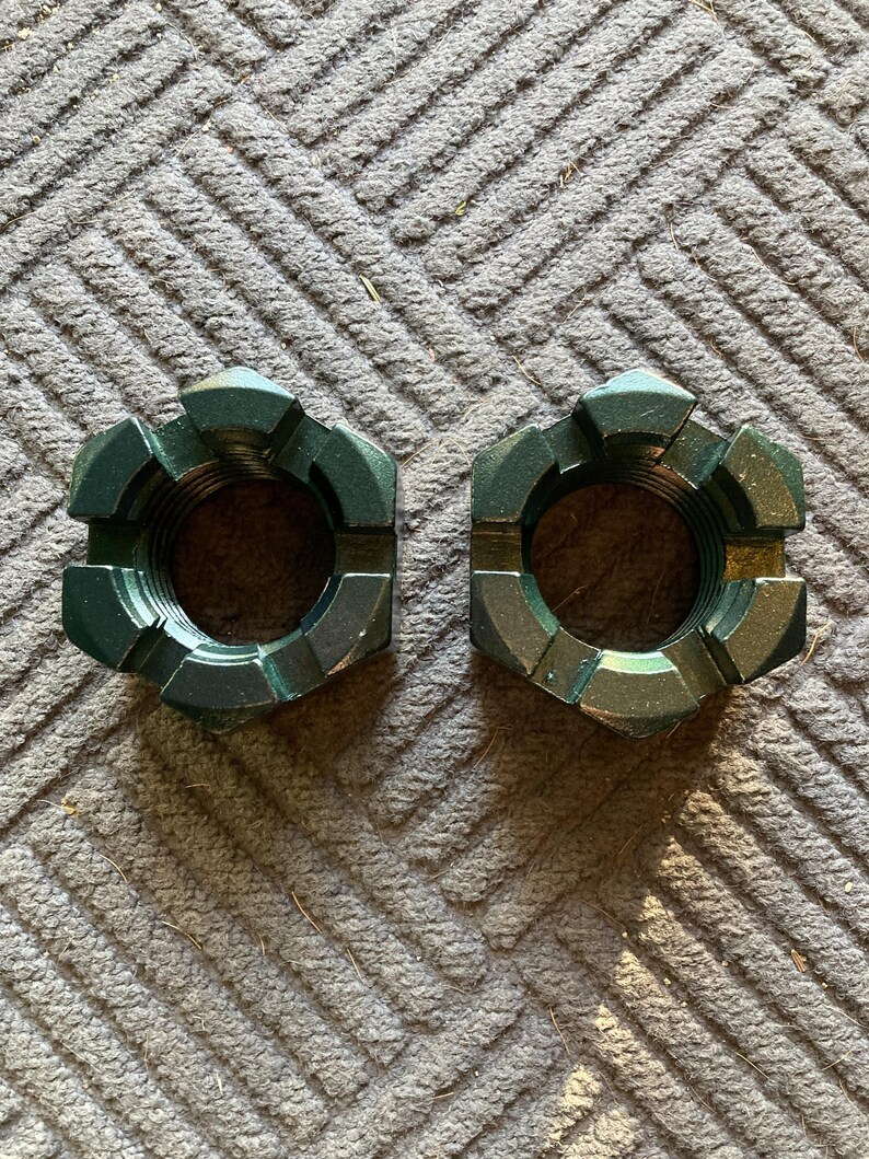 Engineer Castle Paperweights Large Steel Castle Nut Paperweight Set, 1-3/4