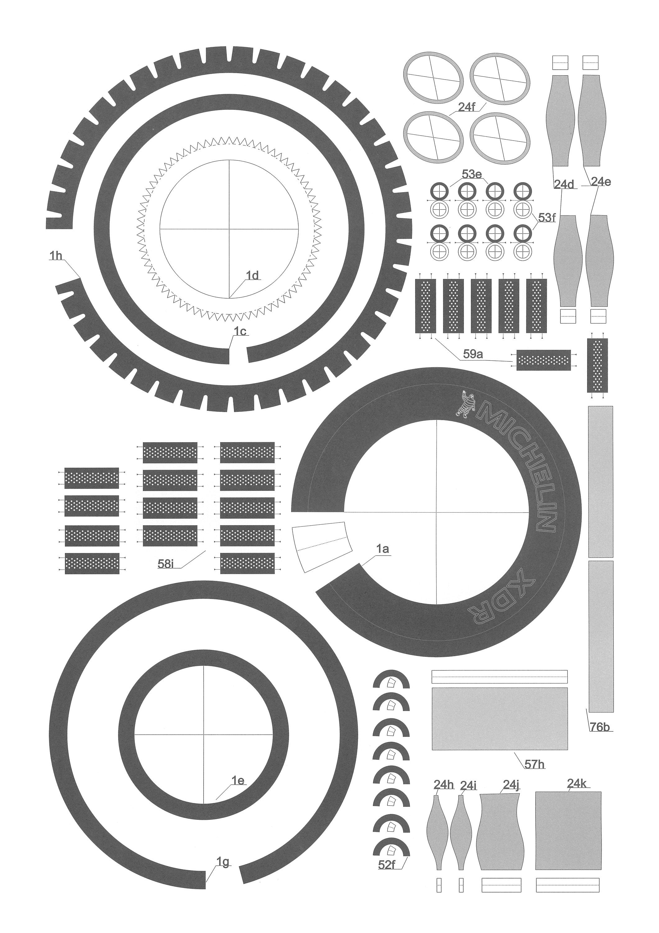 Paper Model Kit Truck Komatsu 830 Eacpapercraft 3D Paper Etsy