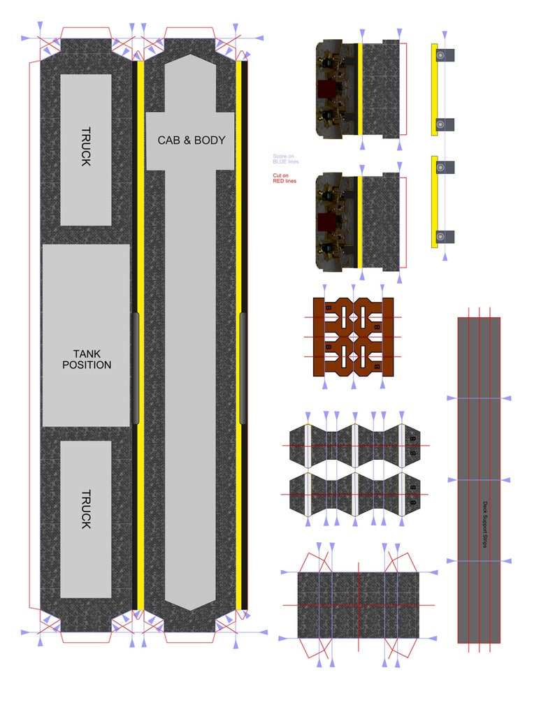Download A Train Emd Sd60 Southern Pacificpaper Model Kitpapercraft Etsy