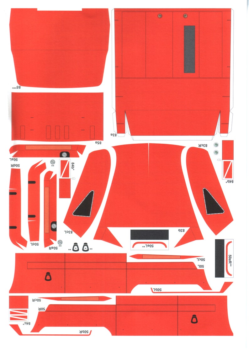 Paper Model Kit Truck Ford Aeromax 120papercraft 3D Paper - Etsy
