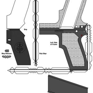 Guns PM Nspscale 1:1 Paper Model Kit3d Paper Craft Model - Etsy