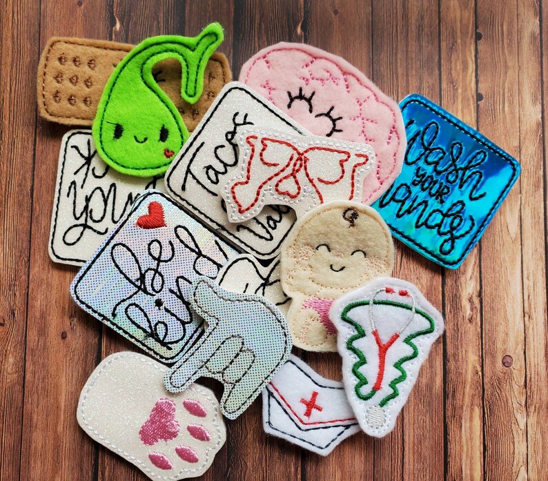 Nurse Felties Felties Grab Bag Medical Felties Felt Etsy
