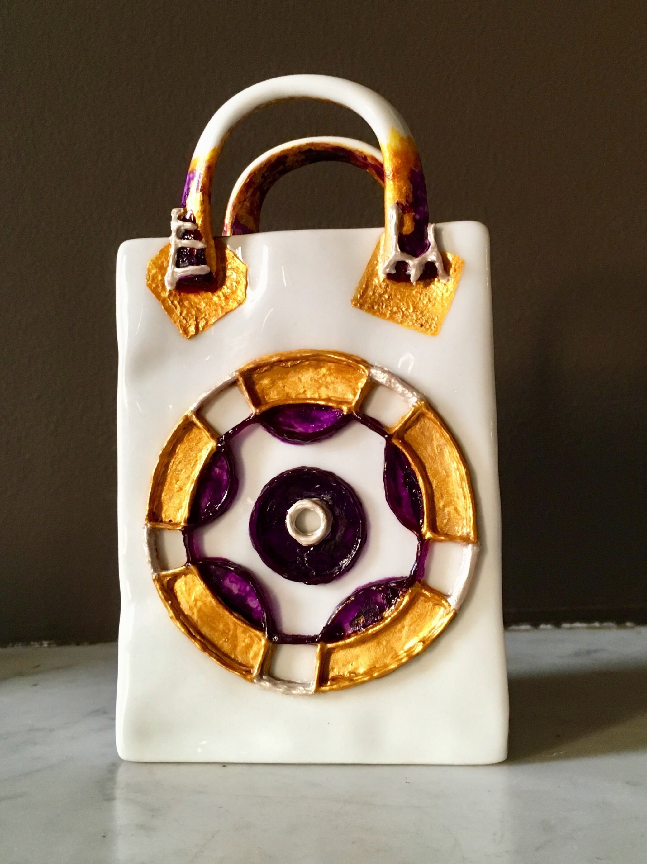 Vase Petit Mandala Pièce Unique