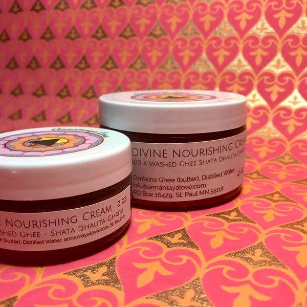 DIVINE Nourishing Cream 100X Washed Ghee (Shata Dhauta Ghrita)