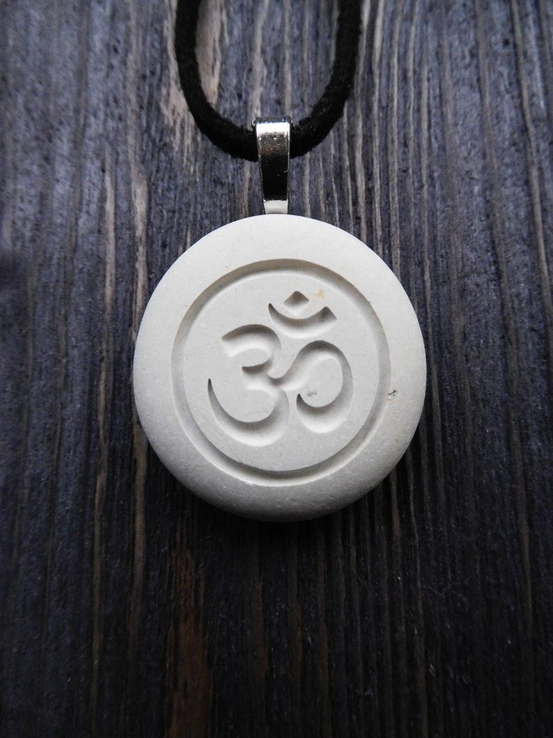 Ohm Necklace Om Necklace Ohm Pendant Necklace Personalized Etsy