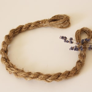 Wide Jute Rope Rustic and Stylish Curtain Tie Back Beach Style