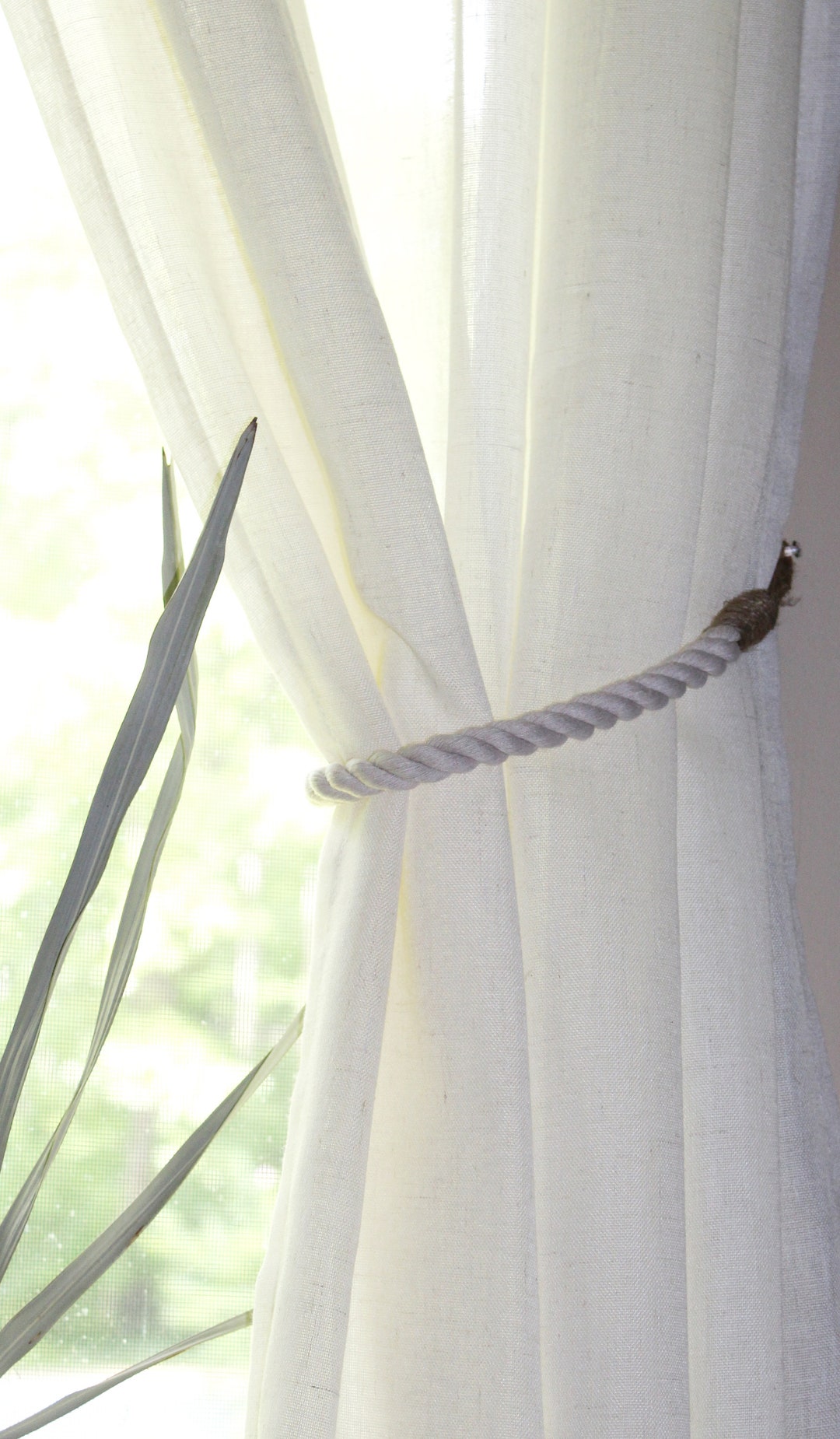 Extra Thick Cotton Rope Nautical Curtain Tie Backs - Etsy