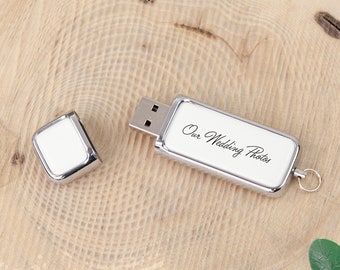 Personalized Faux Leather USB 3.0 – Wedding Photography Keepsake