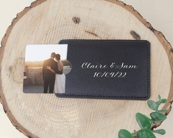 Personalized Photo USB Credit Card & Wallet | Custom Wedding Gift