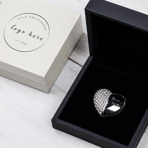 Heart USB & Luxury USB Box | USB3.0 8GB/16GB/32GB/64GB - Wedding / Anniversary Gift, Mothers Day Gift, Custom USB, Personalised Gift for Her