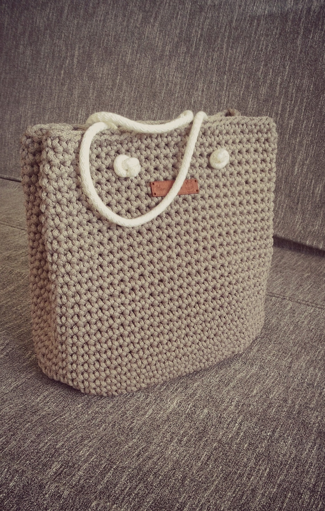 Crochet bag Macrame cord 5mm crochet yarn crochet yarn Etsy