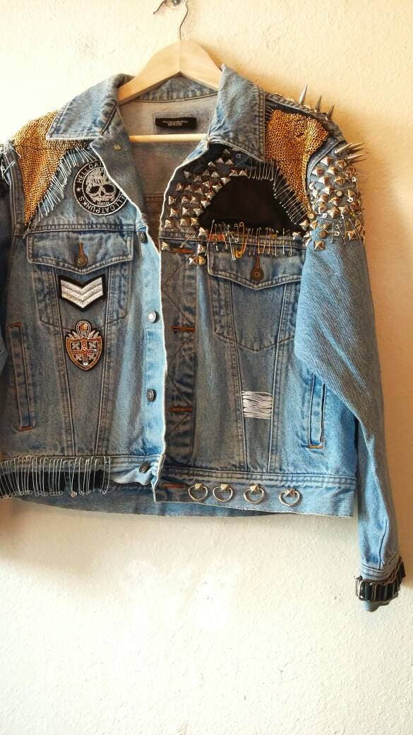 Battle jacket best sale spikes