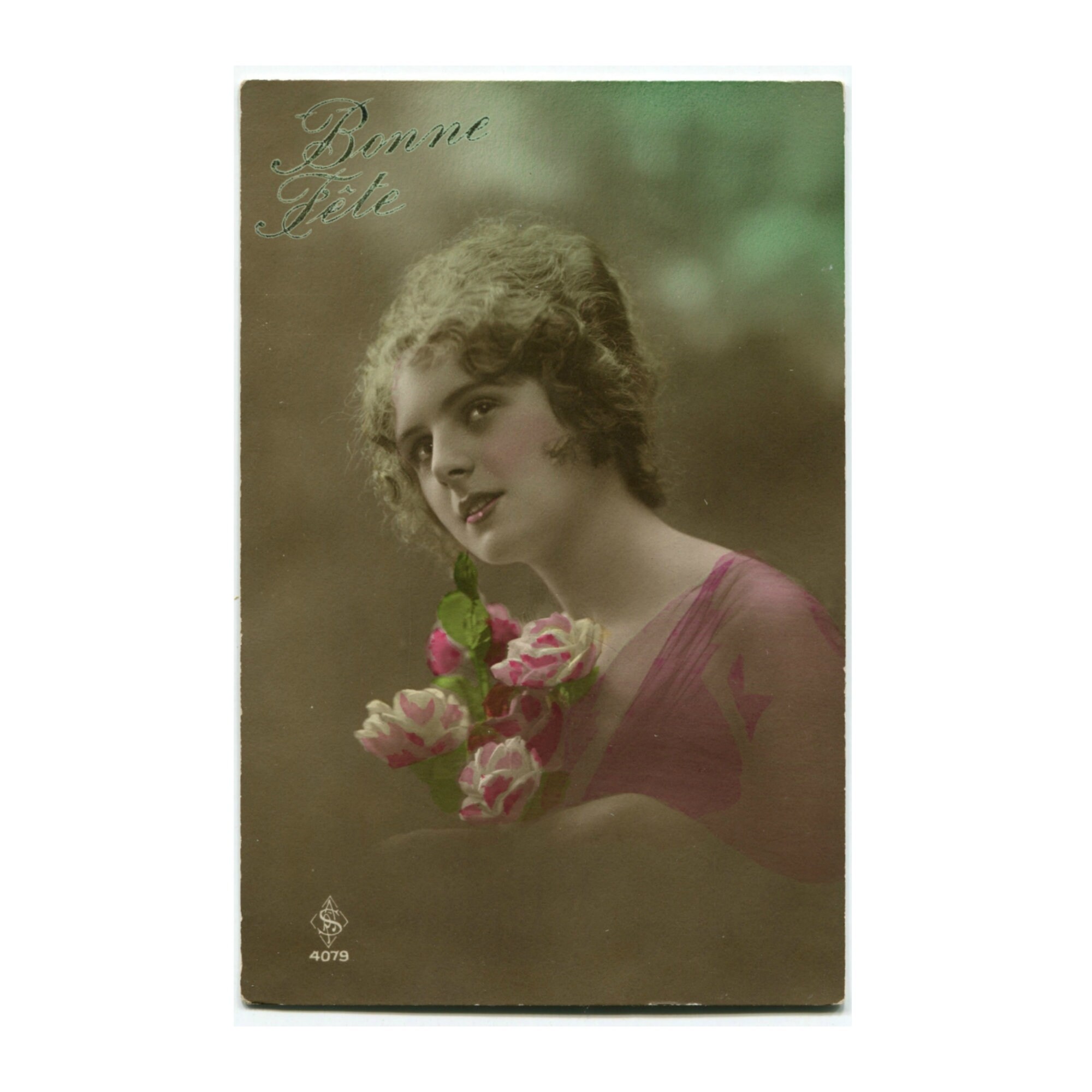 Carte Postale Fantaisie Enfant Bebe Fleur Noyer Fantaisie Campingmasnou Collections