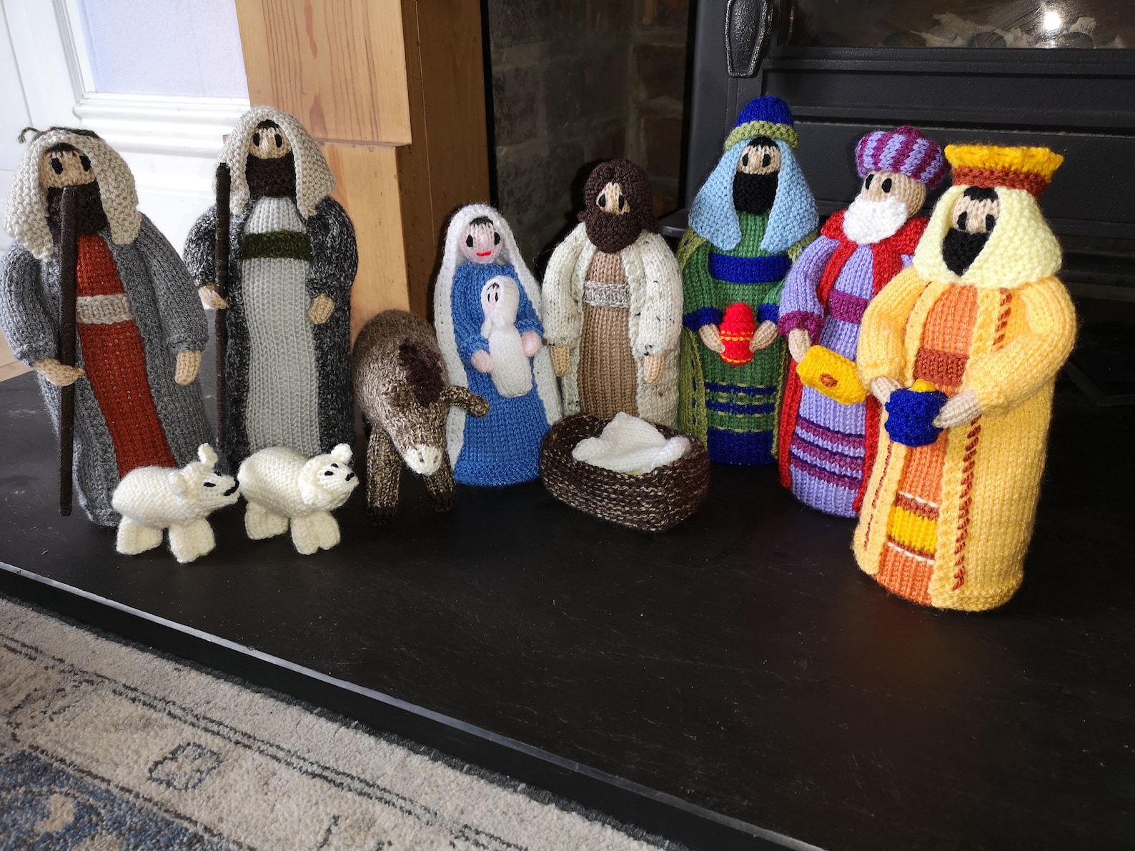 Hand Knitted Nativity Set Jean Greenhowe Design Etsy Australia
