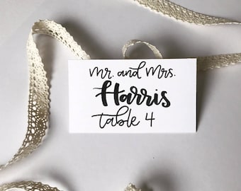 custom place cards | place cards | name cards | wedding place cards