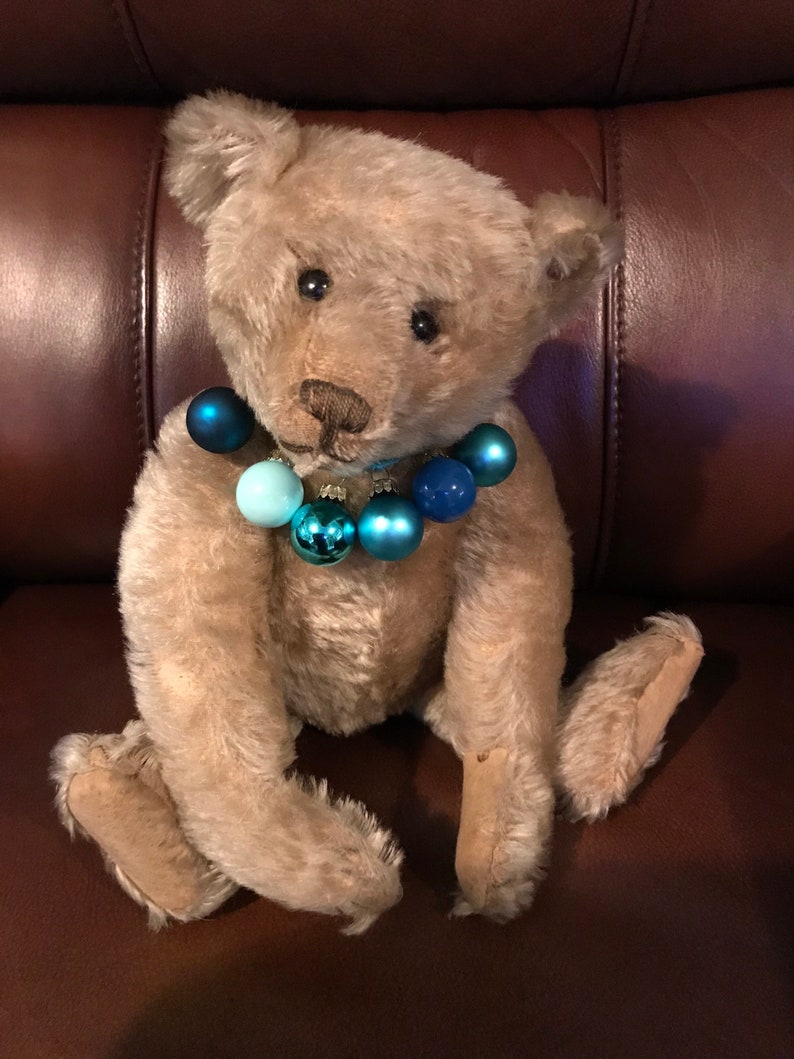 Early 16 antique Steiff mohair bear all original image 0