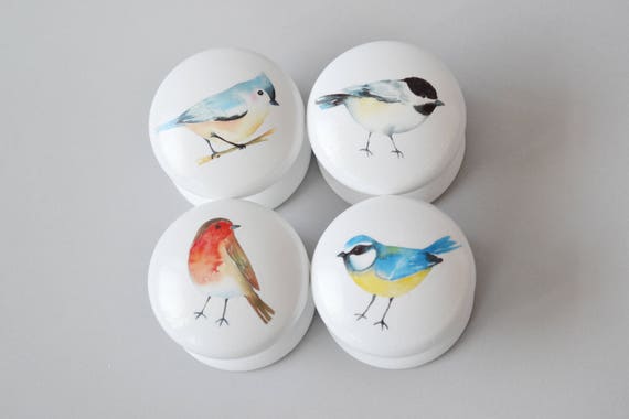Bird Drawer Knobs Bird Drawer Pulls Drawer Pulls Bird Etsy