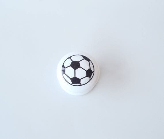 Football Drawer Knobs Football Pulls Soccer Pulls Boys Etsy