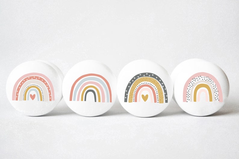Knobs Drawer Knobs Rainbow Knobs Kids Knobs Kids Pulls Etsy UK