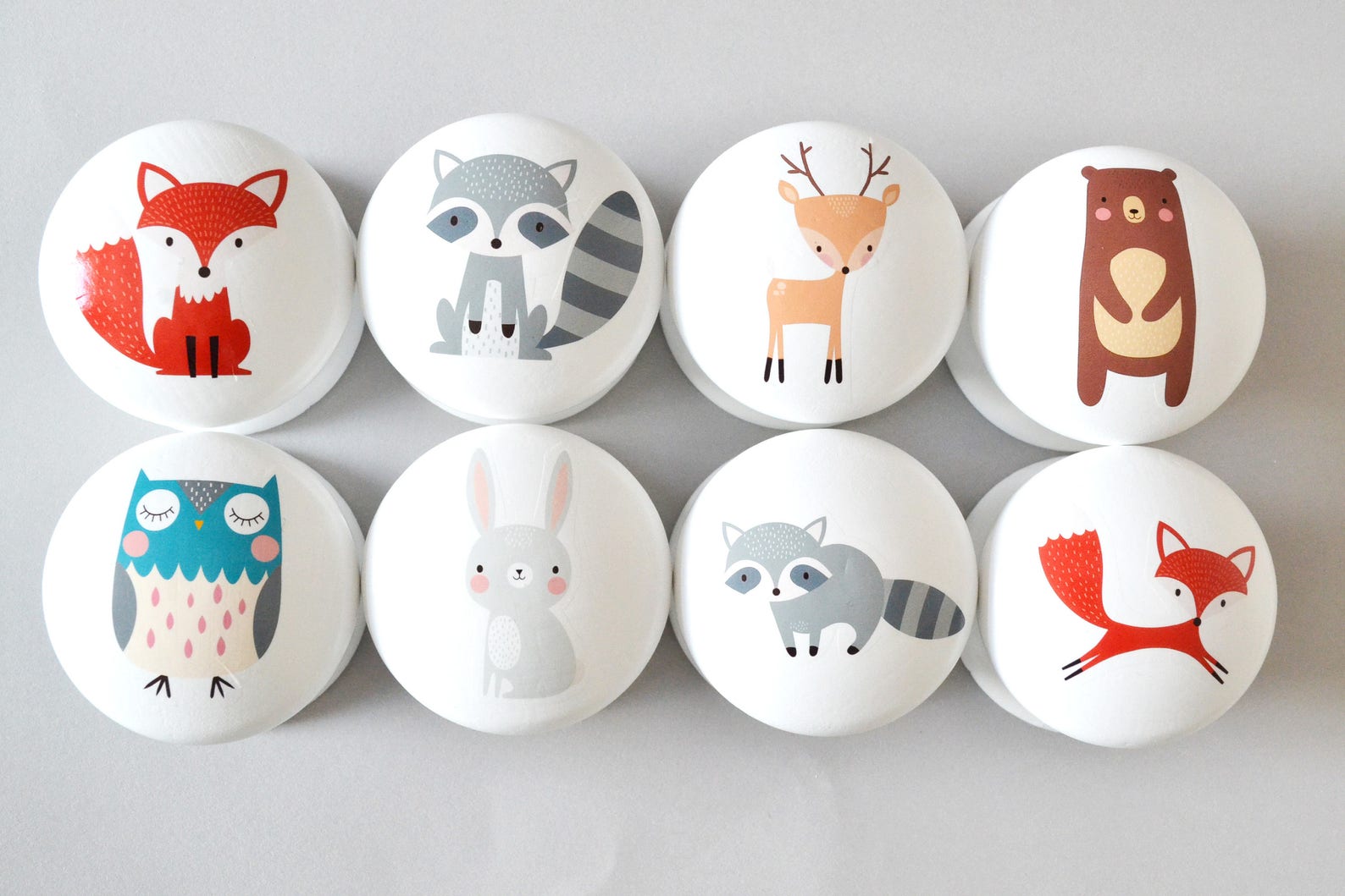 Woodland Animal Drawer Knobs Drawer Pulls Dresser Pulls Etsy