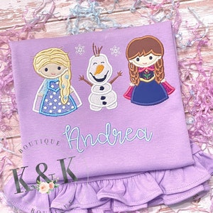 Personalized Ice Princess Shirt | Embroidered | Personalized Shirt | Birthday
