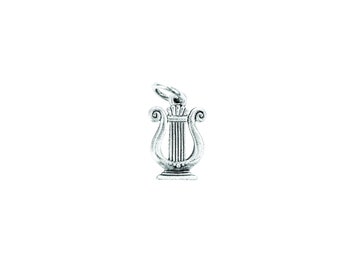 Lyre Charm - set of 10