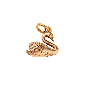 Swan Charm - set of 10 charms