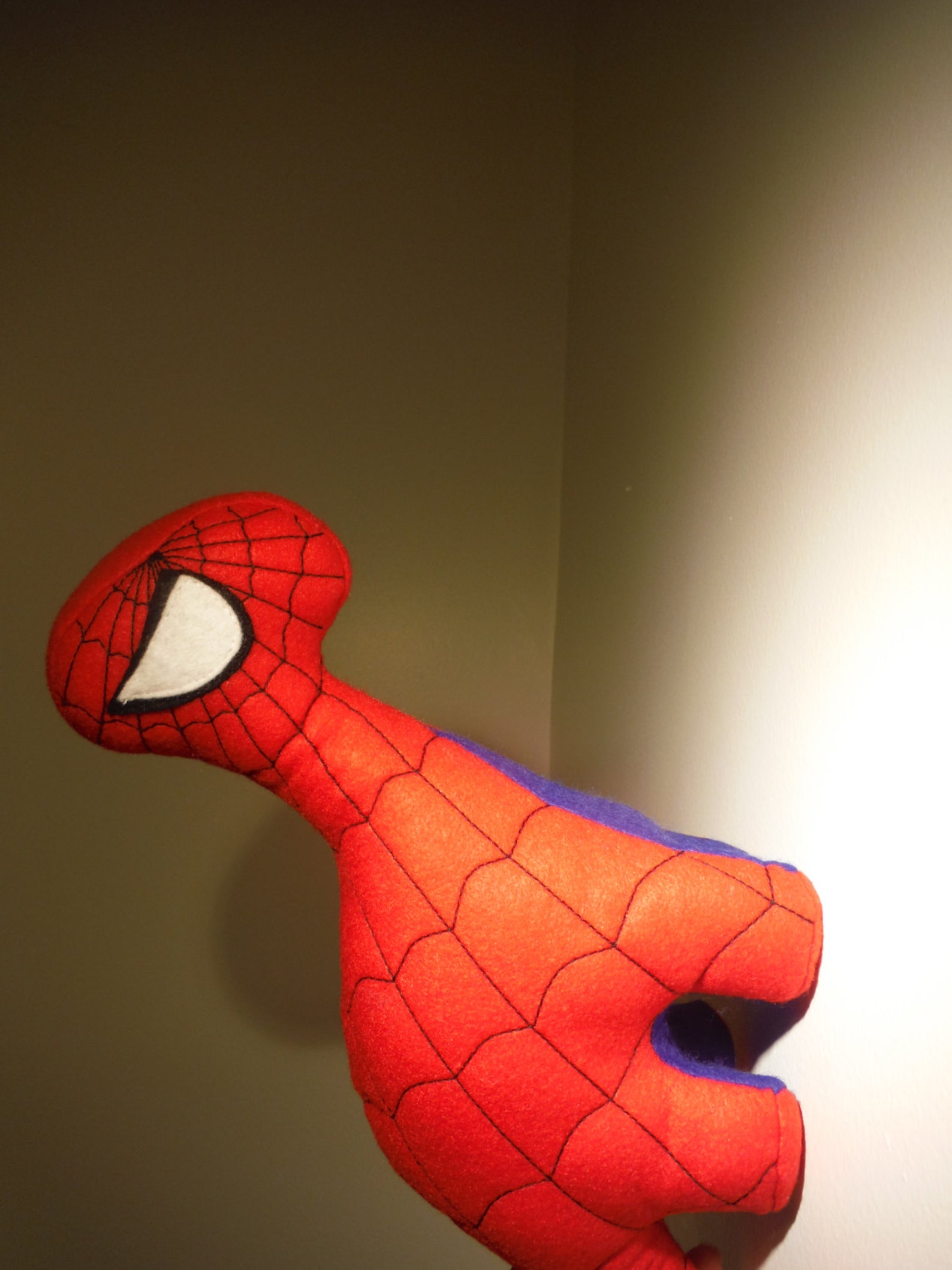 Spiderman Dinosaur Soft Toy Etsy