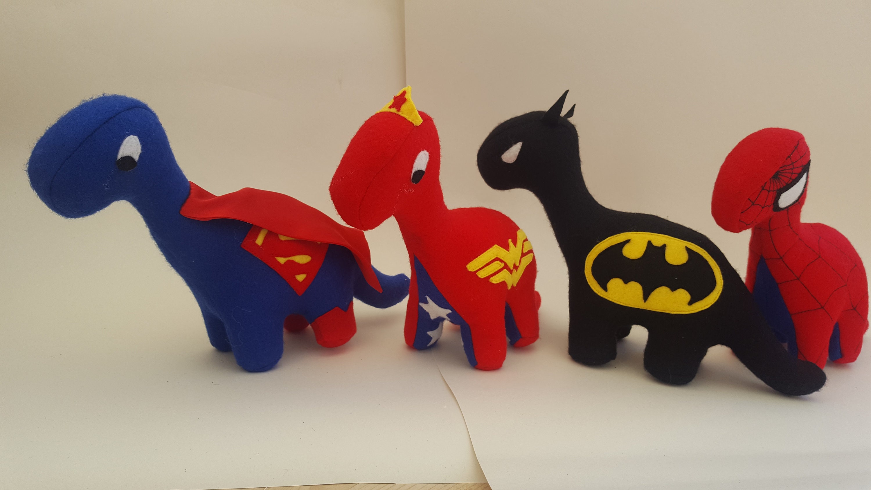 Spiderman Dinosaur Soft Toy Etsy