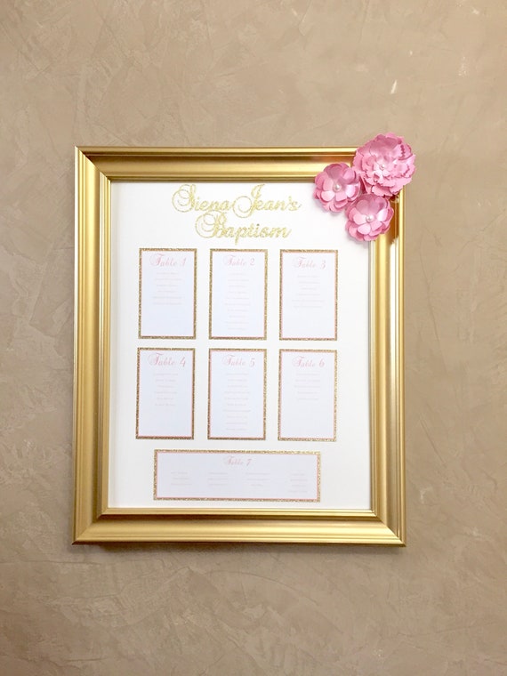 Gold Frame Seating Chart