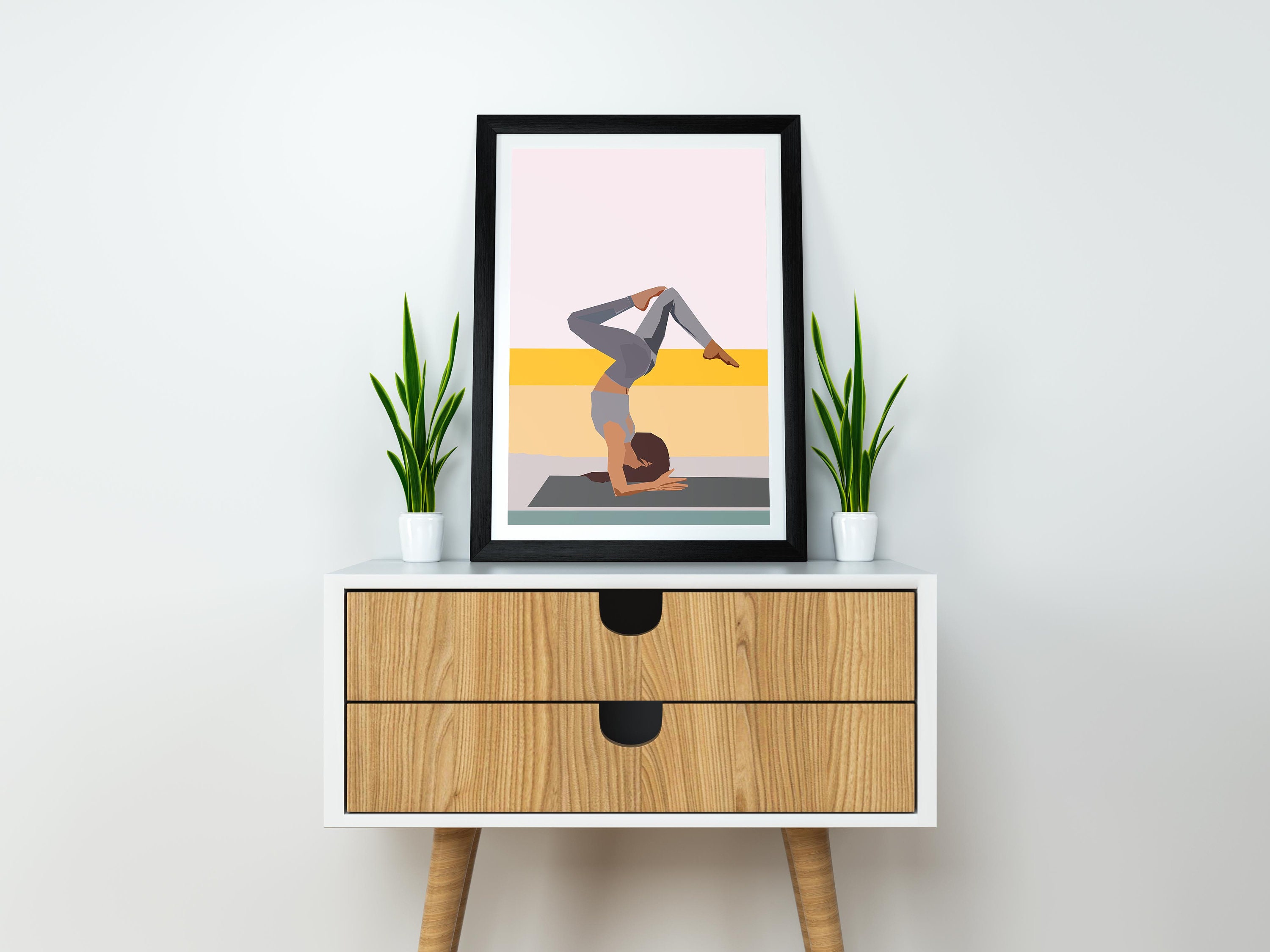 Yoga series 33 printable poster Yoga pose Home yoga | Etsy