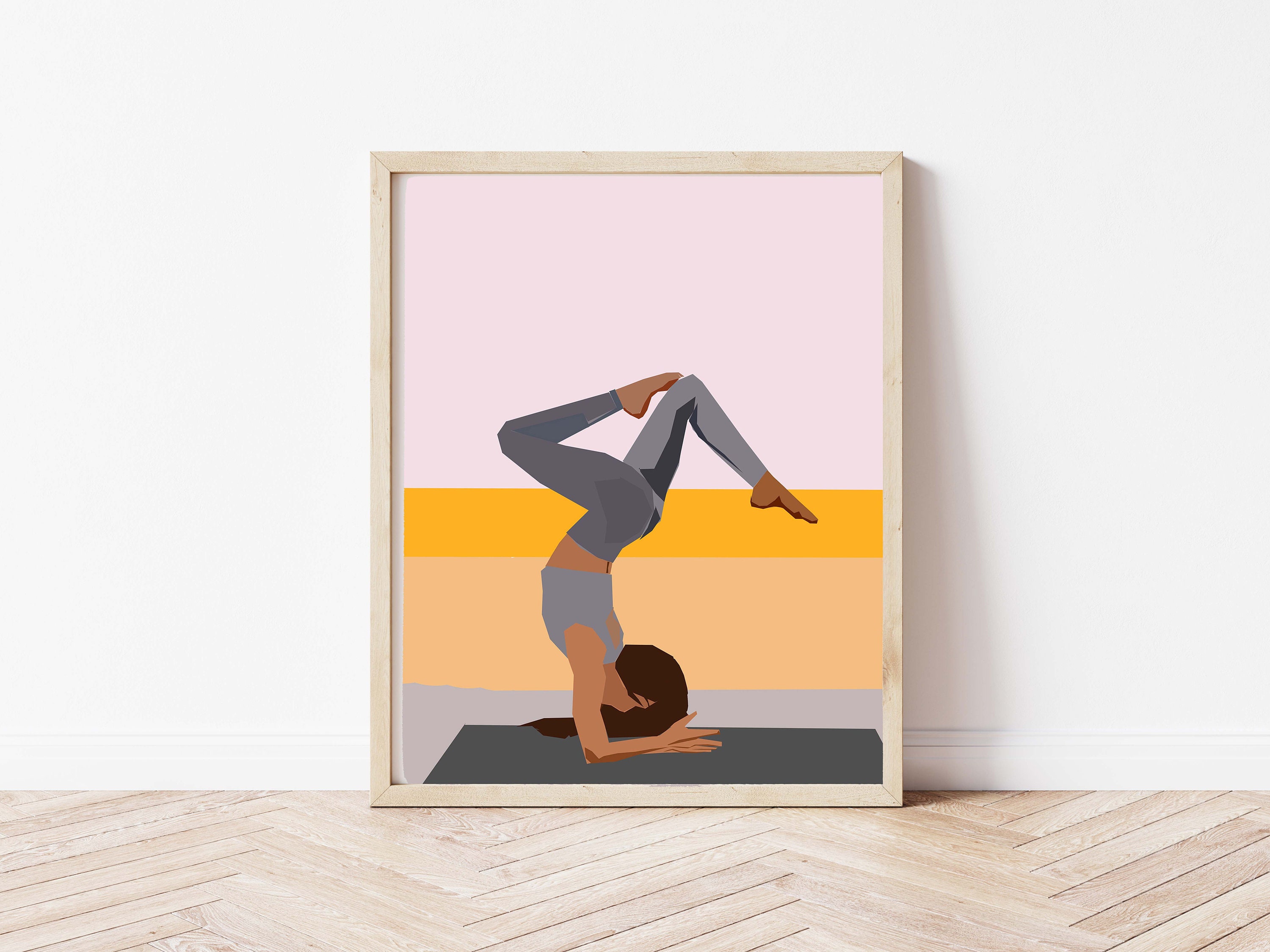 Yoga series 33 printable poster Yoga pose Home yoga | Etsy