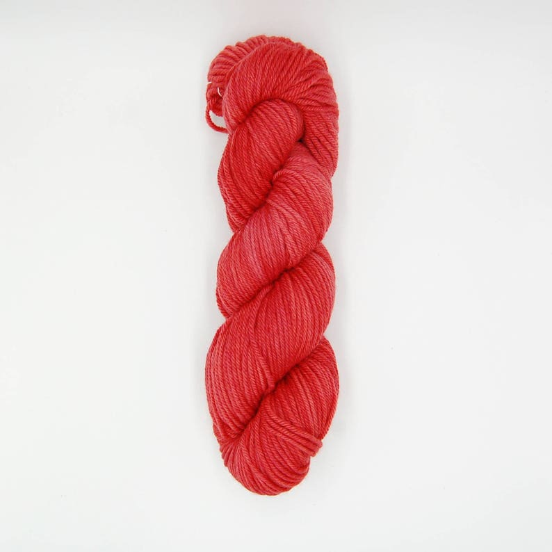 Merino Worsted Hand Dyed Yarn Begonia