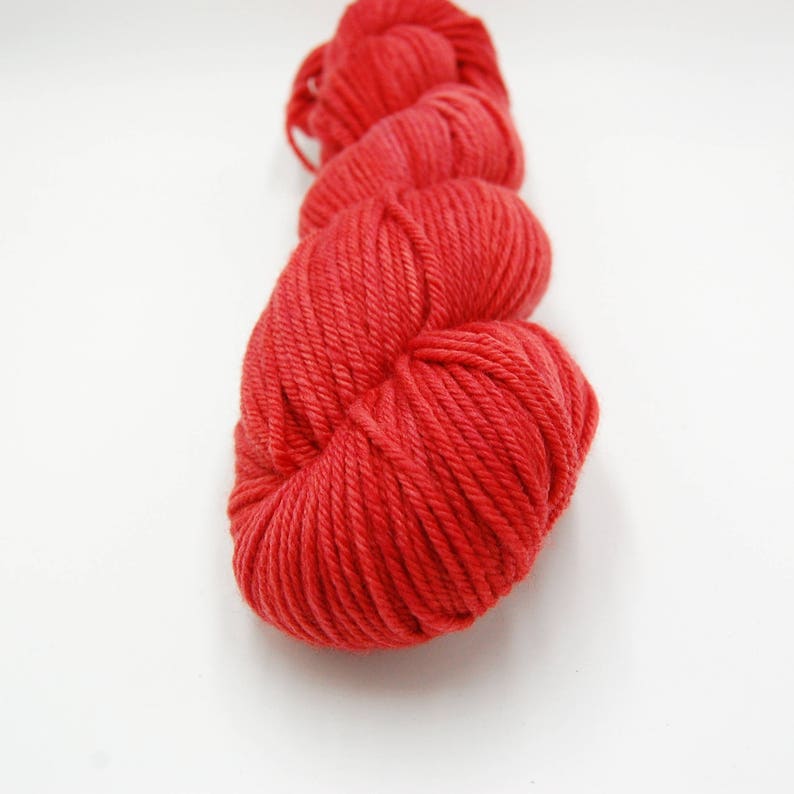 Merino Worsted Hand Dyed Yarn Begonia