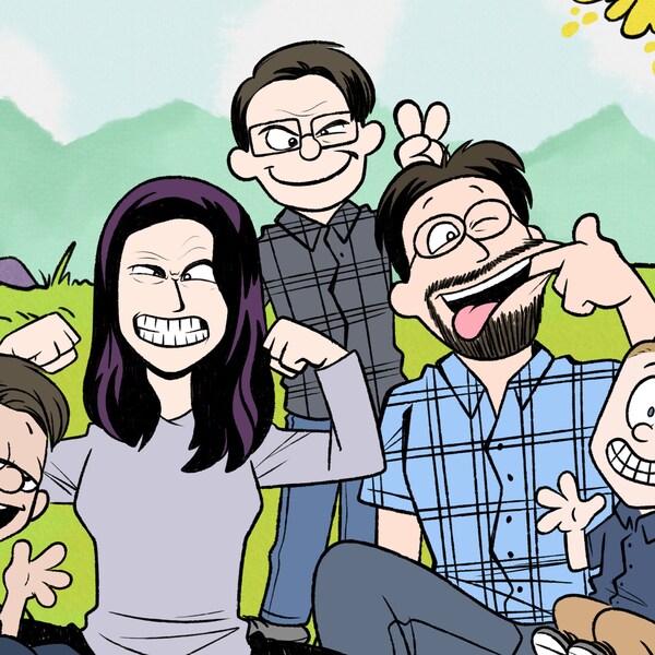 Sich im Calvin Hobbes Stil! | Personalisiertes Porträt | Benutzerdefinierte Digital Art Co