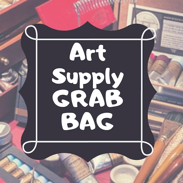 Art Supplies Mystery Box Etsy