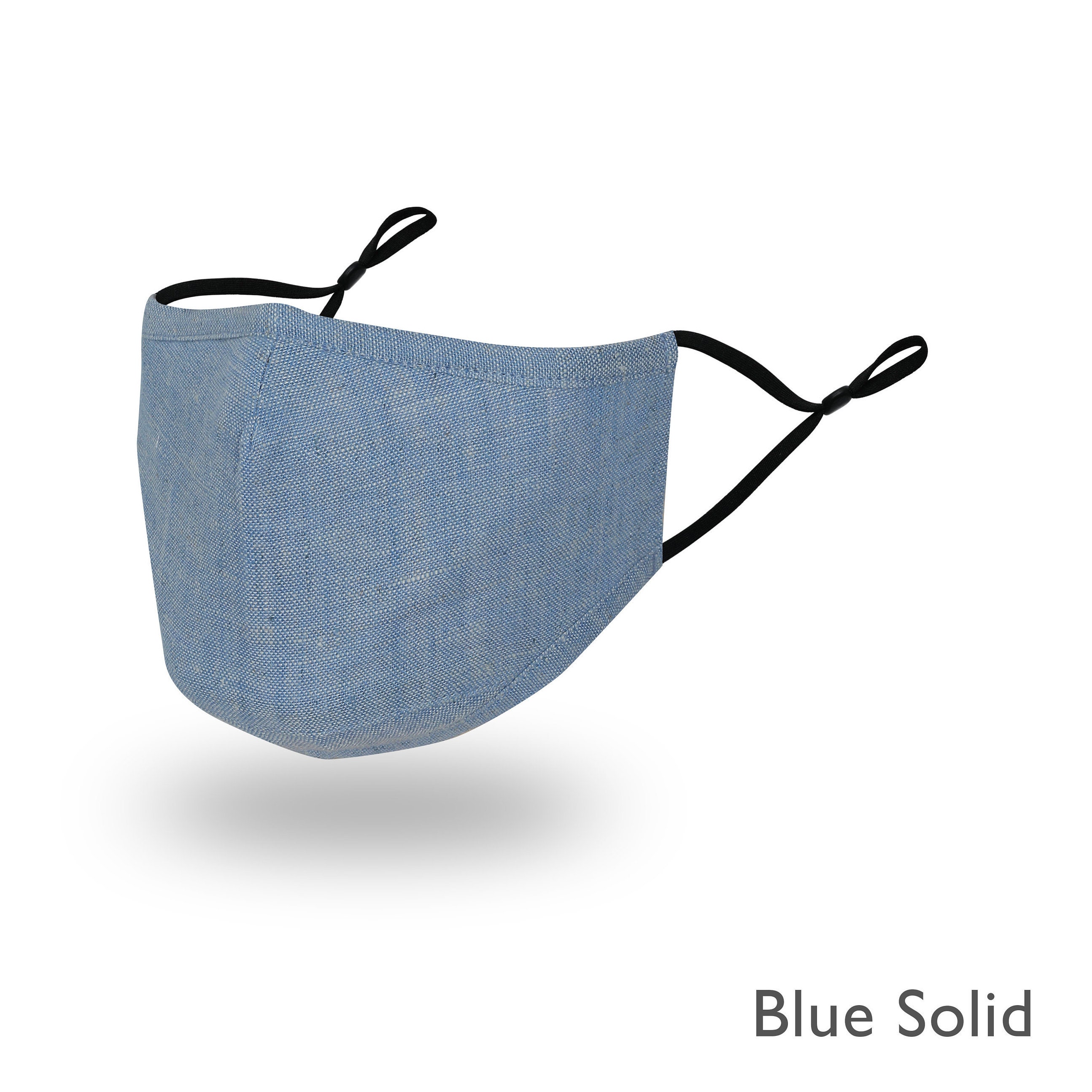 Washable Linen Face Mask With Filter Pocket Adjustable Etsy Canada