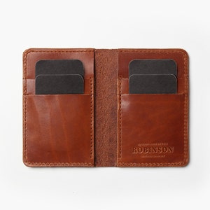 Cartera vertical - Marrón