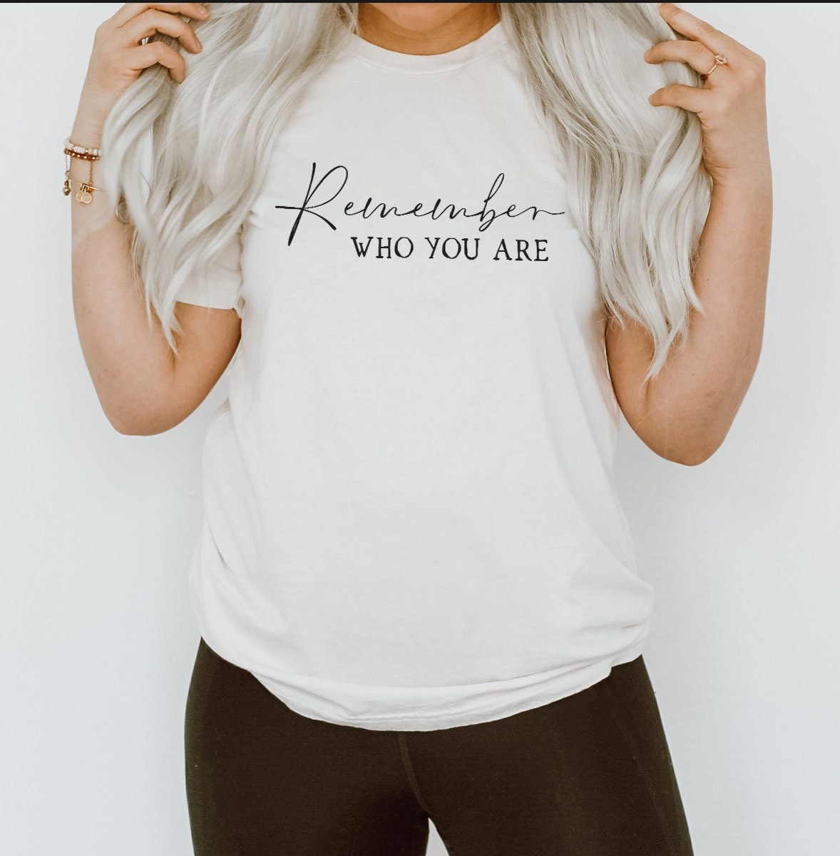 Remember Who You Are Shirt - Etsy