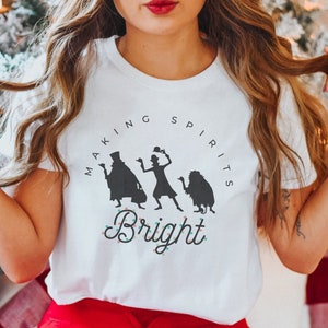 Making Spirits Bright / Disney Christmas / Haunted Mansion / Disney Inspired Shirt