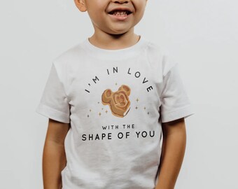 I'm in Love with the Shape of You Bella Canvas Toddler Short Sleeve Tee