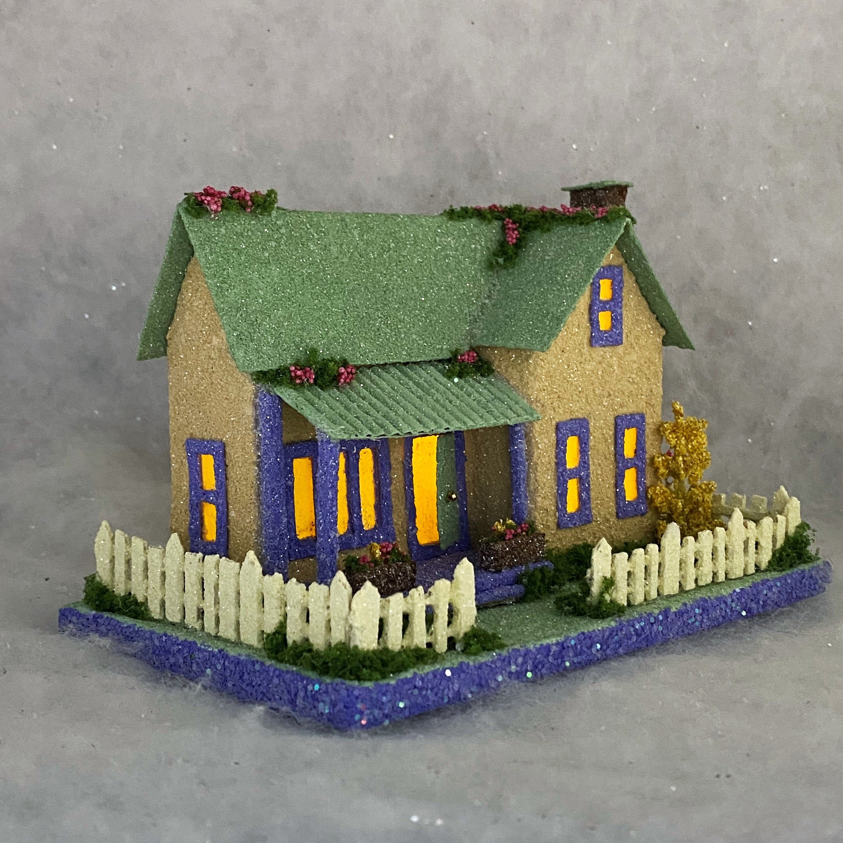 ORIGINAL Spring Putz House Spring Putz House Handmade Putz Etsy