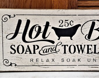 Hot Bath Sign Etsy Hot Bath Sign Etsy