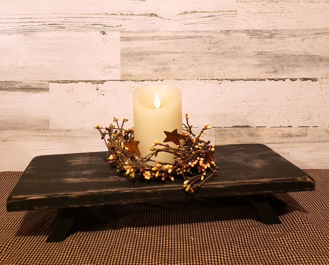 Primitive Farmhouse-style Table Riser, Primitive Decor, Farmhouse Decor ...