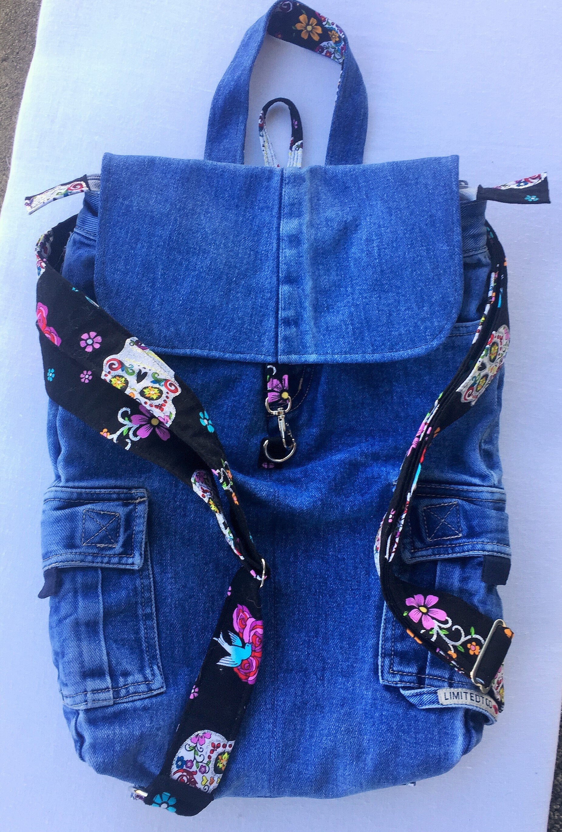 jean book backpack