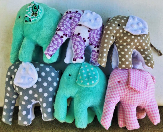polka dot elephant stuffed animal