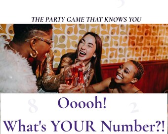 Printable Numerology Party Game | Bridal Shower, Bachelorette Activity (Instant Download)