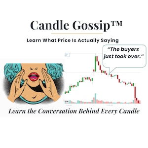 Ljusstakemönster för nybörjare PDF | Fusklapp för prisåtgärder | Real TradingView-diagram | Candle Gossip™